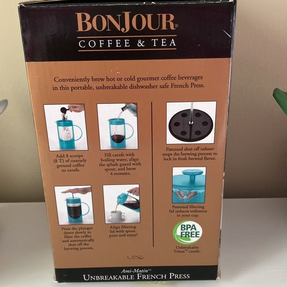🆕 BonJour French Coffee Press In Box 33.8 oz / 1 L - Picture 7 of 8